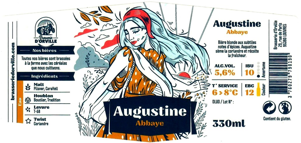 Etiquette BRASSERIE D'ORVILLE 09