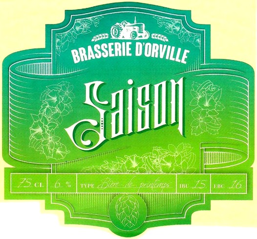 Etiquette BRASSERIE D'ORVILLE 10