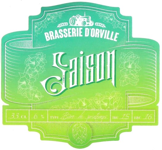 Etiquette BRASSERIE D'ORVILLE 17