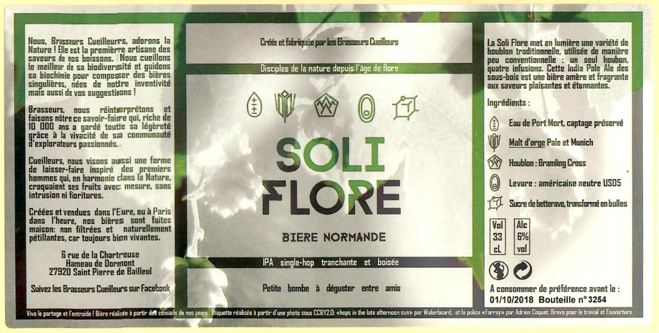 Etiquette BRASSERIE D'ORVILLE 21