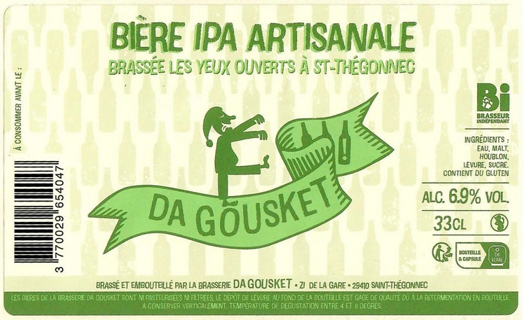 Etiquette BRASSERIE DA GOUSKET 02