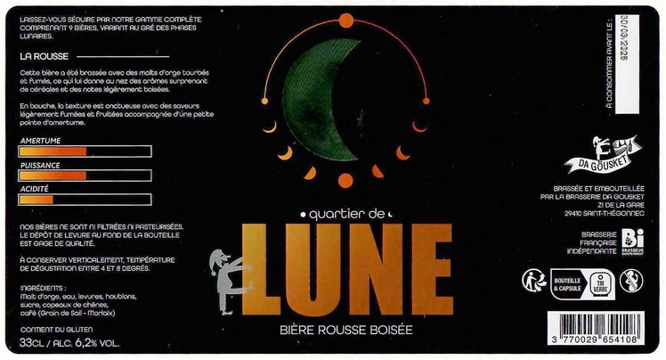 Etiquette BRASSERIE DA GOUSKET 03