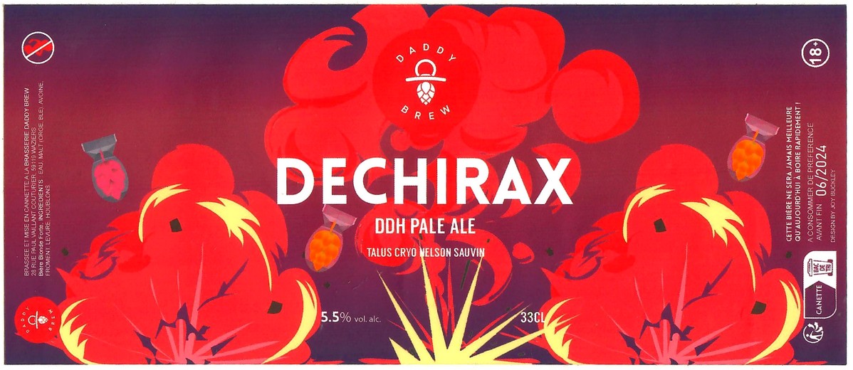 Etiquette BRASSERIE DADDY BREW 03