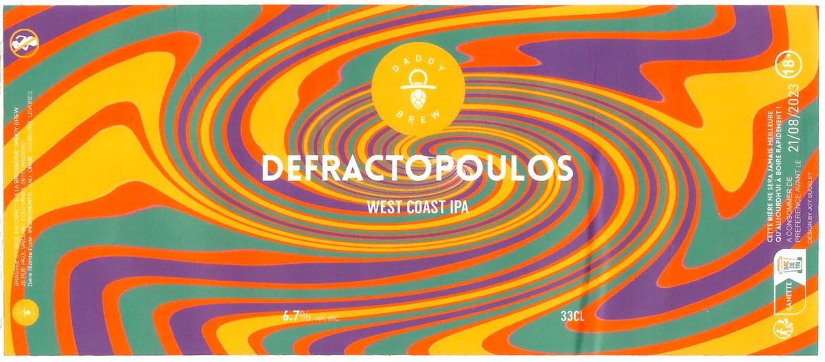 Etiquette BRASSERIE DADDY BREW 05