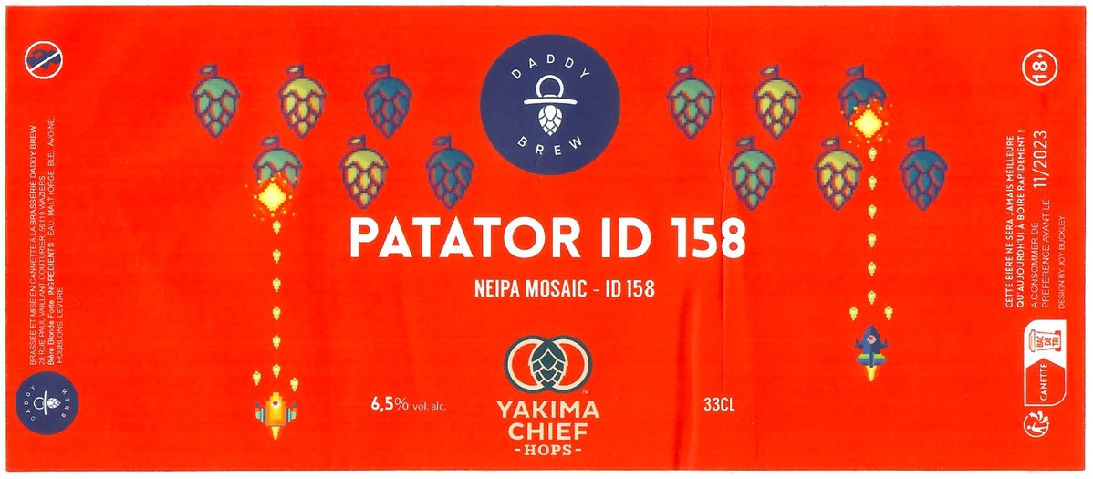 Etiquette BRASSERIE DADDY BREW 06