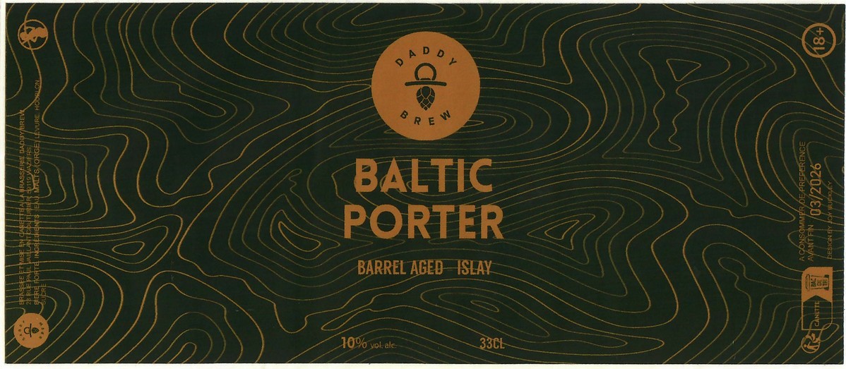 Etiquette BRASSERIE DADDY BREW 08