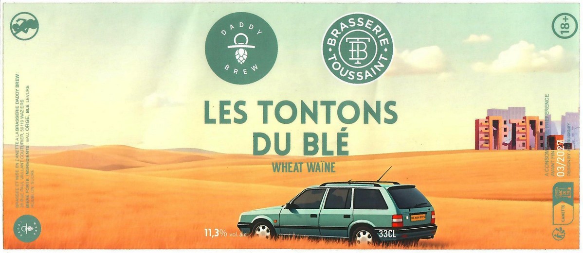 Etiquette BRASSERIE DADDY BREW 11