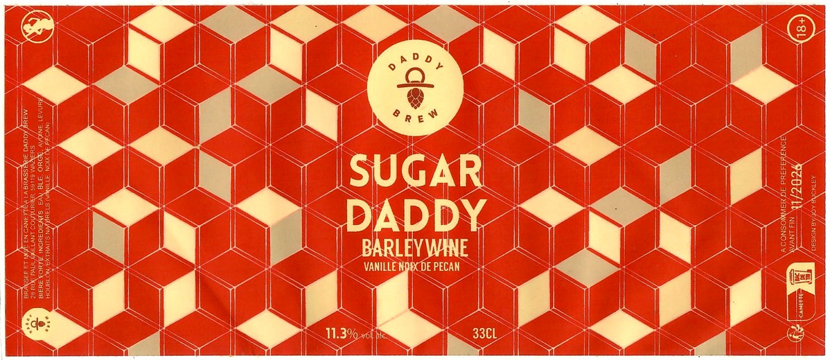 Etiquette BRASSERIE DADDY BREW 12