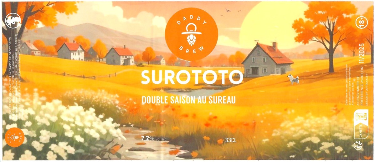 Etiquette BRASSERIE DADDY BREW 14