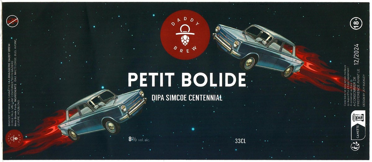 Etiquette BRASSERIE DADDY BREW 17