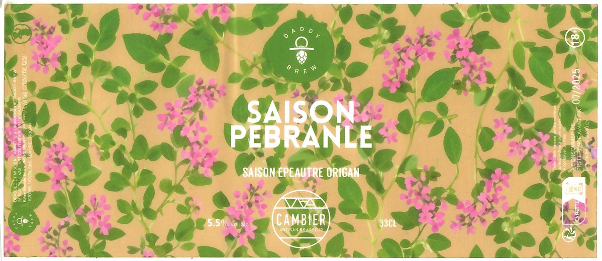 Etiquette BRASSERIE DADDY BREW 21