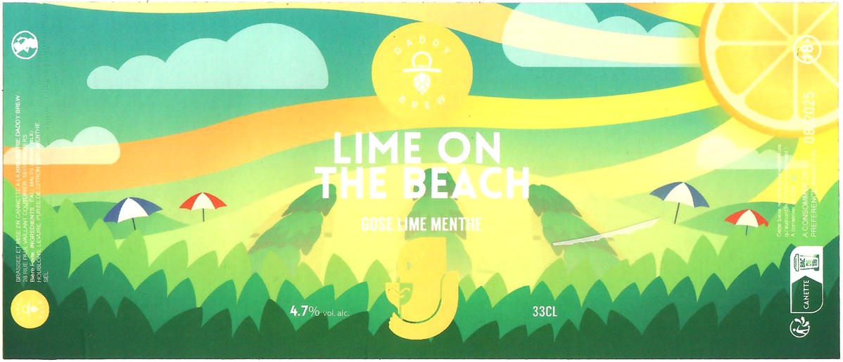 Etiquette BRASSERIE DADDY BREW 23