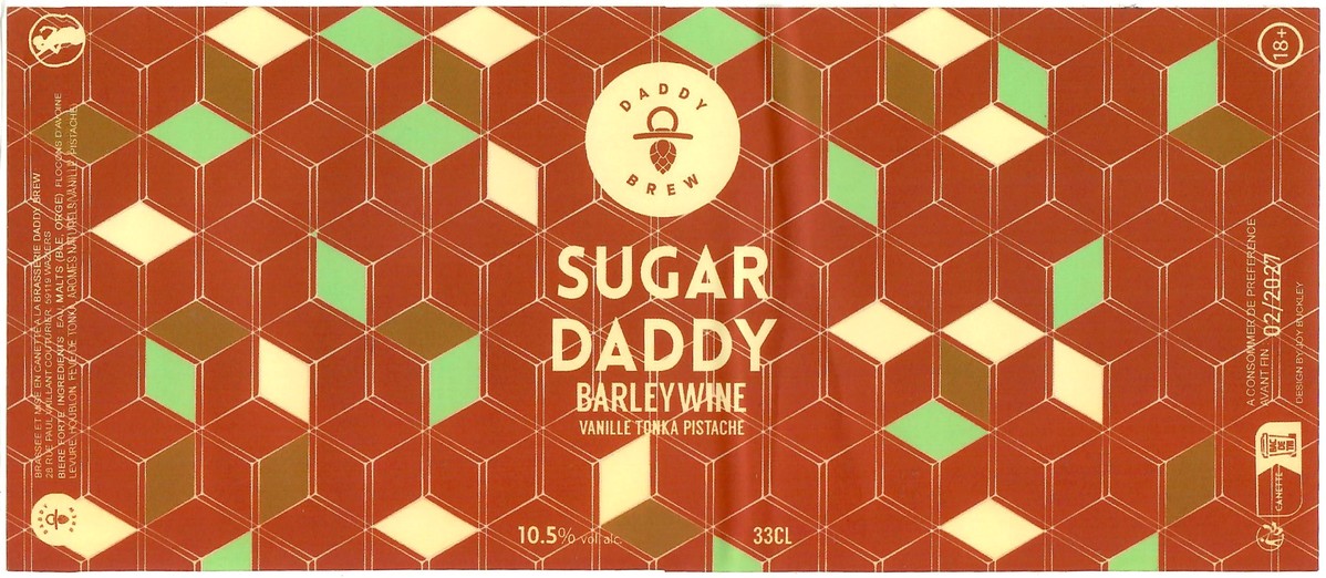 Etiquette BRASSERIE DADDY BREW 25