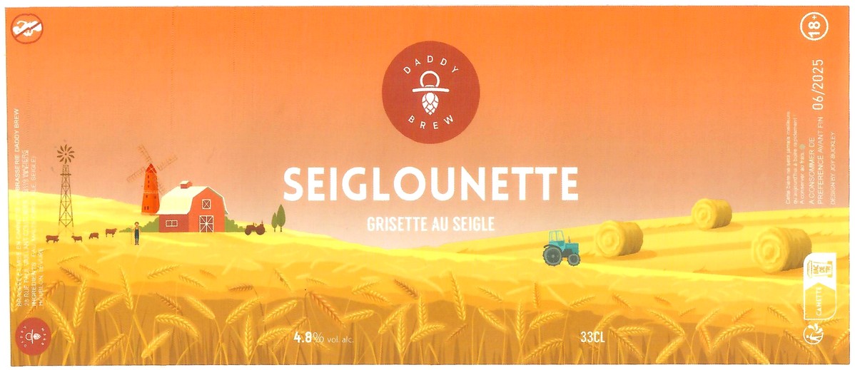 Etiquette BRASSERIE DADDY BREW 30