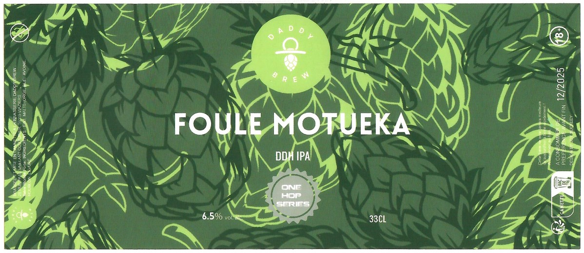 Etiquette BRASSERIE DADDY BREW 34