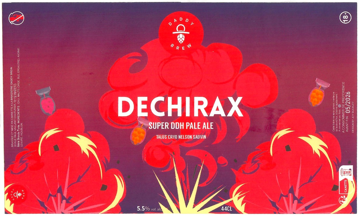 Etiquette BRASSERIE DADDY BREW 36