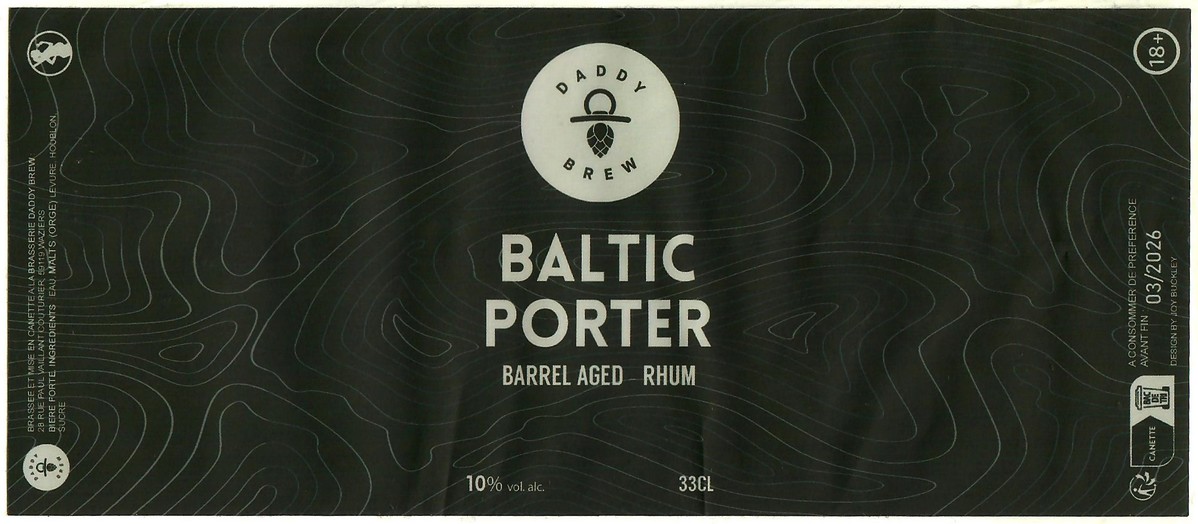 Etiquette BRASSERIE DADDY BREW 39