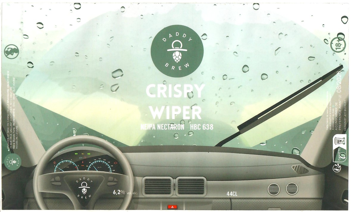 Etiquette BRASSERIE DADDY BREW 40