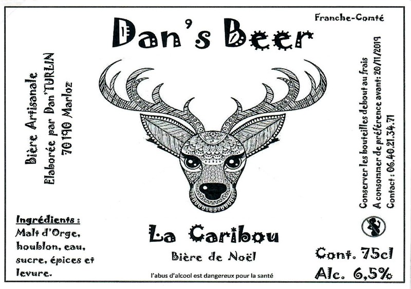Etiquette BRASSERIE DAN'S BEER 05