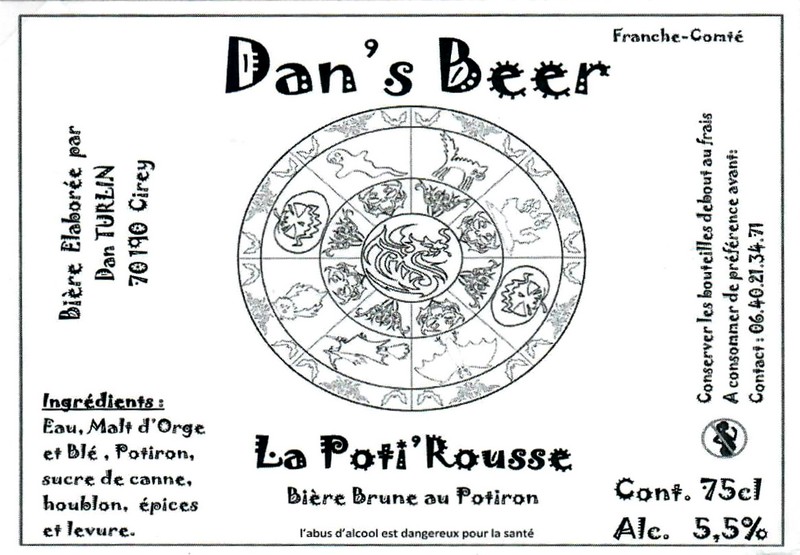 Etiquette BRASSERIE DAN'S BEER 11