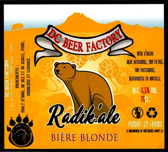 etiquette BRASSERIE DC BEER FACTORY 02