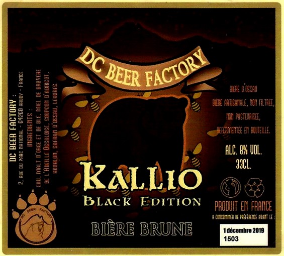 etiquette BRASSERIE DC BEER FACTORY 06