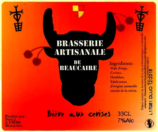 etiquette BRASSERIE DE BEAUCAIRE 40
