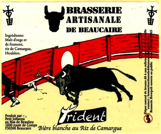 etiquette BRASSERIE DE BEAUCAIRE 41