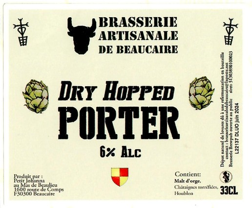 Etiquette BRASSERIE DE BEAUCAIRE 57