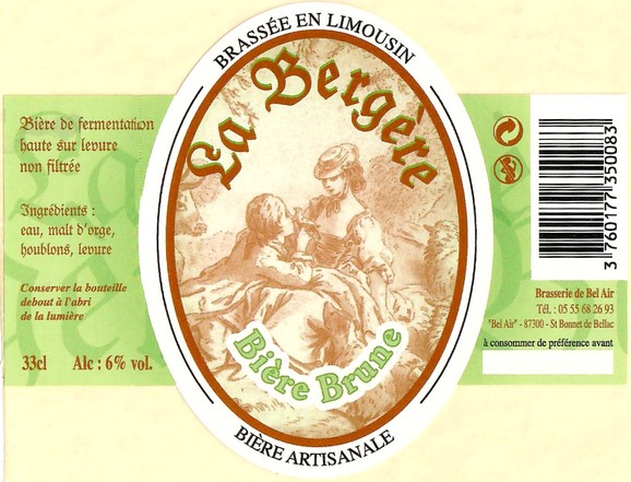 Etiquette BRASSERIE DE BEL AIR 04