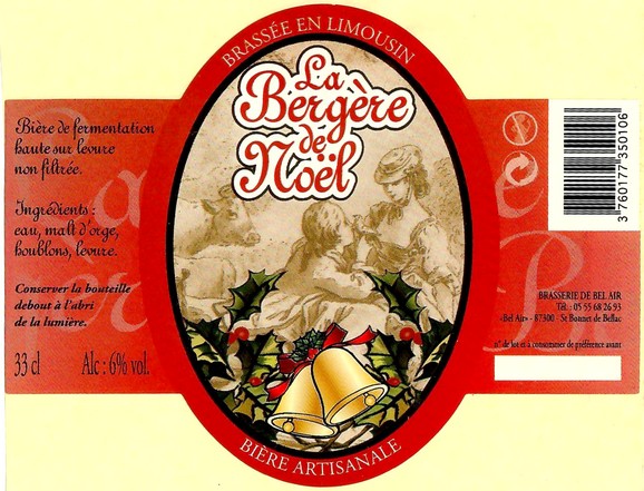 Etiquette BRASSERIE DE BEL AIR 05