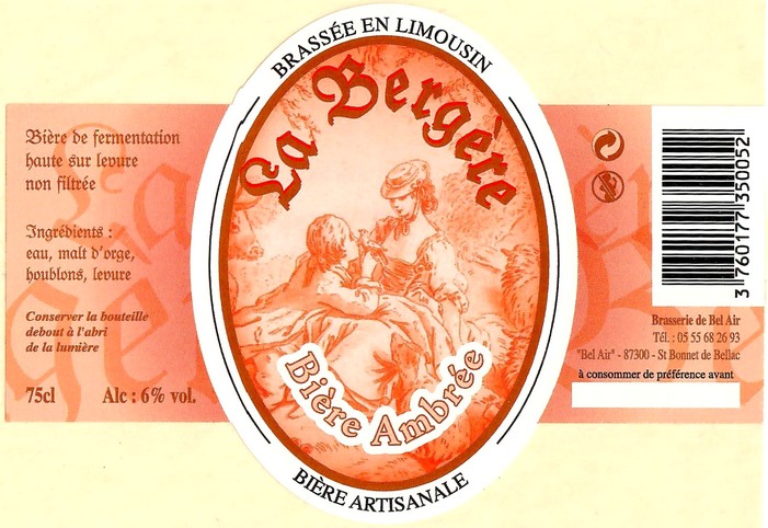 Etiquette BRASSERIE DE BEL AIR 07