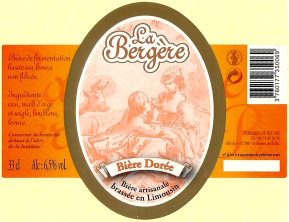 Etiquette BRASSERIE DE BEL AIR 08