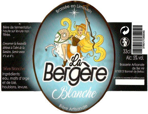 Etiquette BRASSERIE DE BEL AIR 40