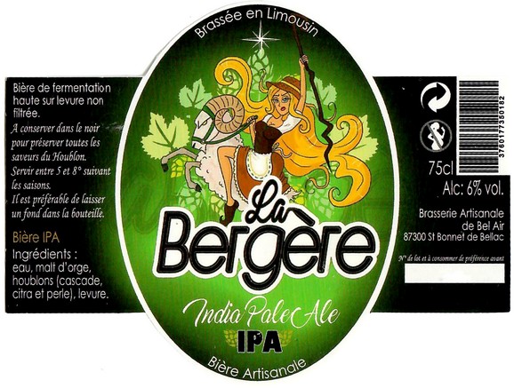 Etiquette BRASSERIE DE BEL AIR 43