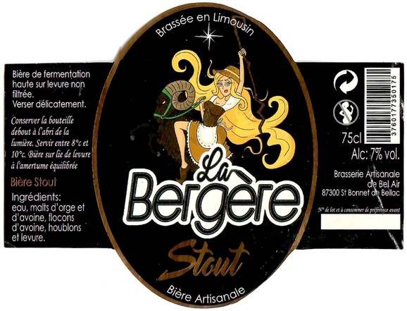 Etiquette BRASSERIE DE BEL AIR 44