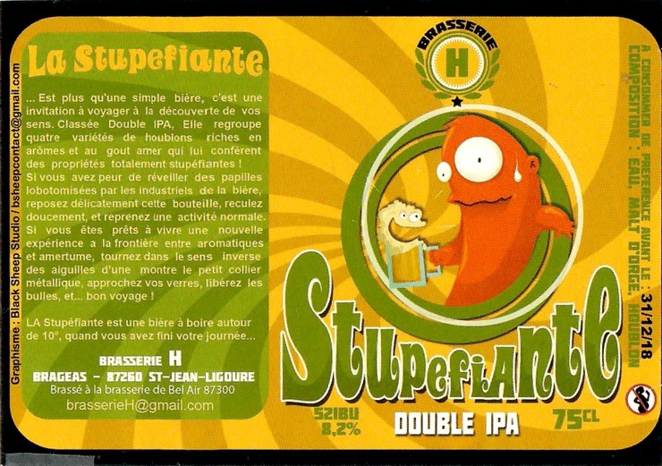 Etiquette BRASSERIE DE BEL AIR 47