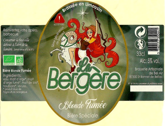 Etiquette BRASSERIE DE BEL AIR 62