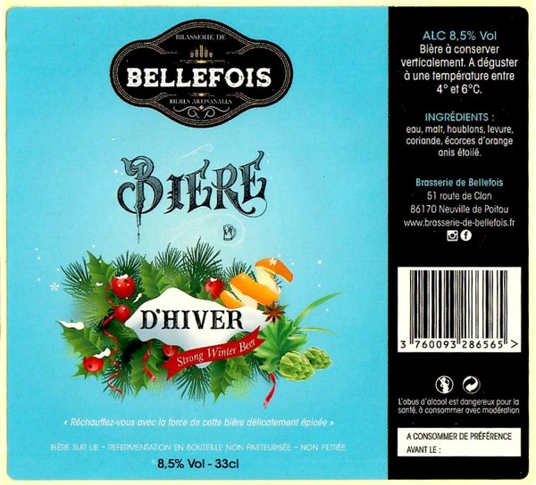 Etiquette BRASSERIE DE BELLEFOIS 05
