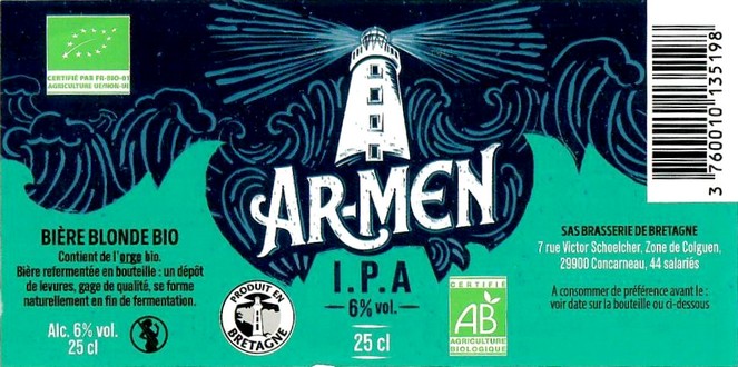 Etiquette BRASSERIE DE BRETAGNE 110