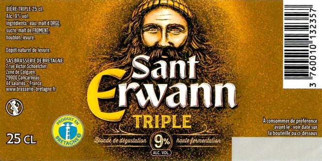 Etiquette BRASSERIE DE BRETAGNE 114