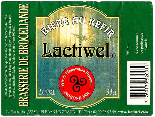 Etiquette BRASSERIE DE BROCELIANDE 02