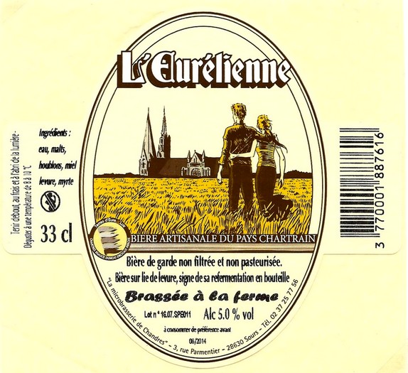 etiquette BRASSERIE DE CHANDRES 10