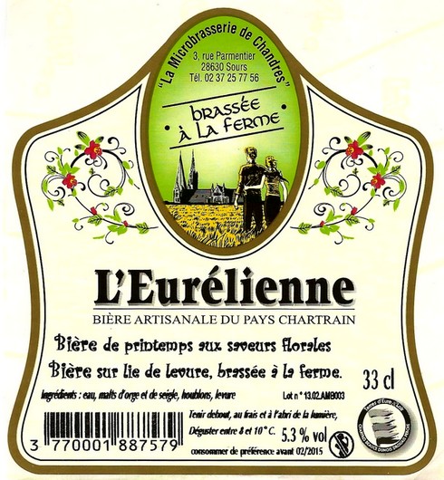 etiquette BRASSERIE DE CHANDRES 12