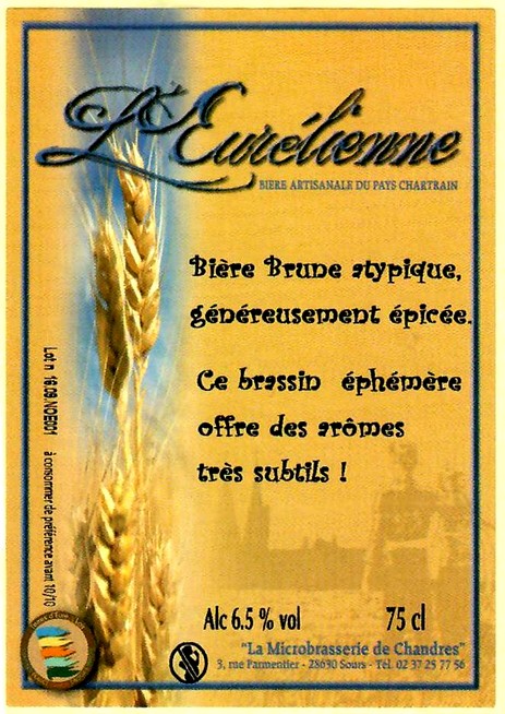 etiquette BRASSERIE DE CHANDRES 29