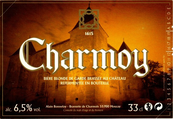 etiquette BRASSERIE DE CHARMOIS 07