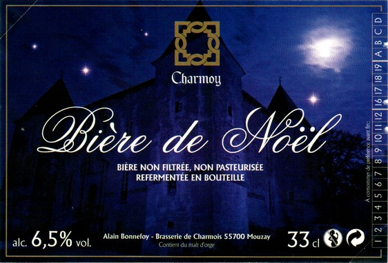 etiquette BRASSERIE DE CHARMOIS 13