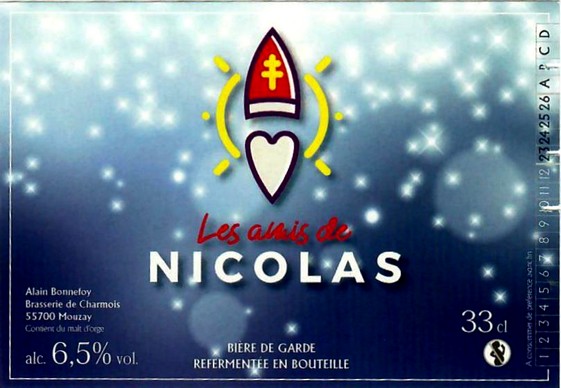 Etiquette BRASSERIE DE CHARMOIS 16