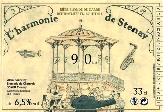 Etiquette BRASSERIE DE CHARMOIS 21