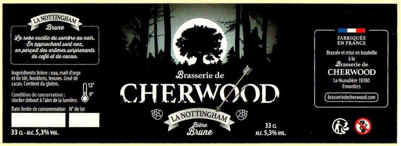 Etiquette BRASSERIE DE CHERWOOD 04